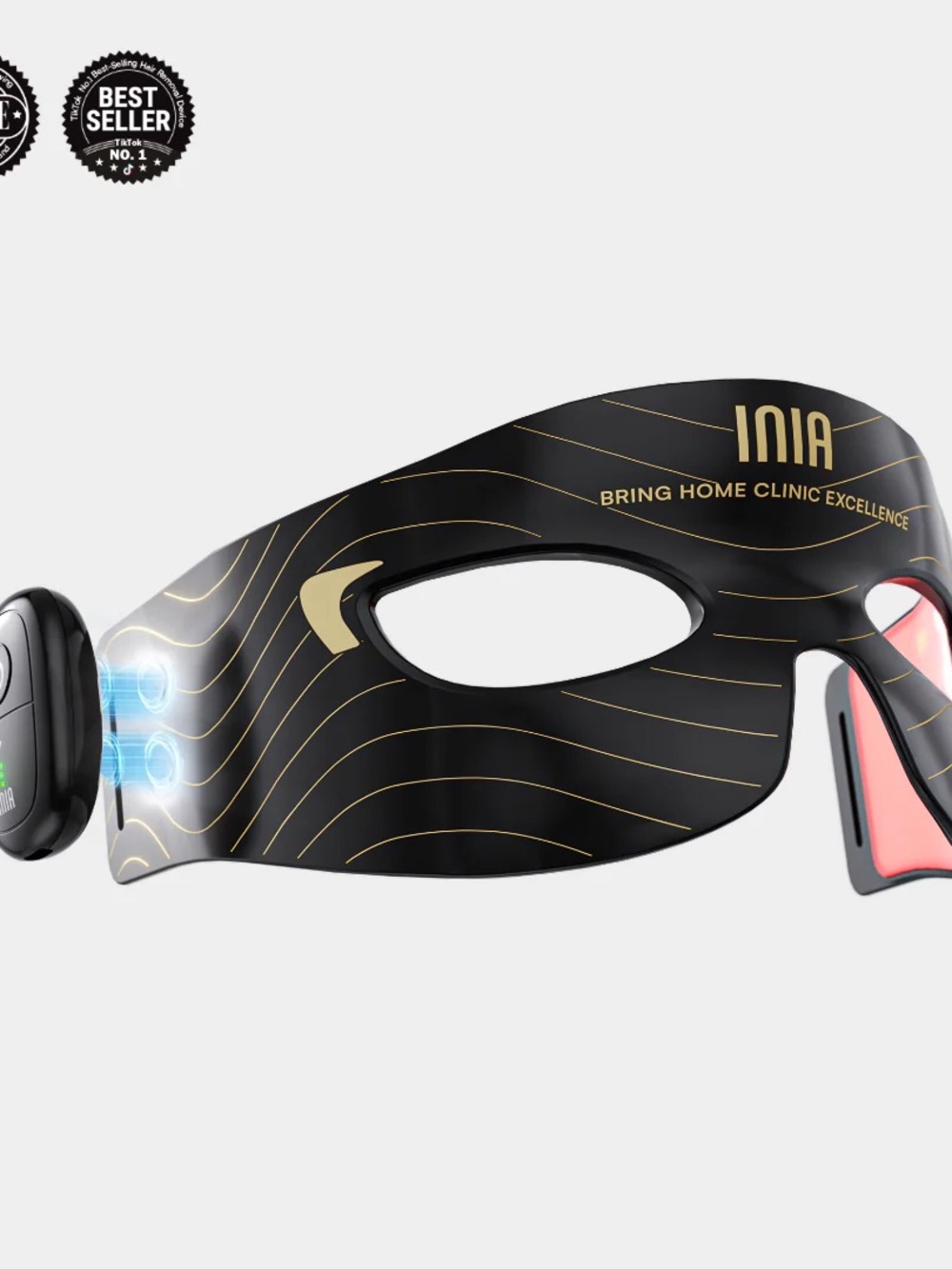INIA Glow LED red light therapy Eye Mask